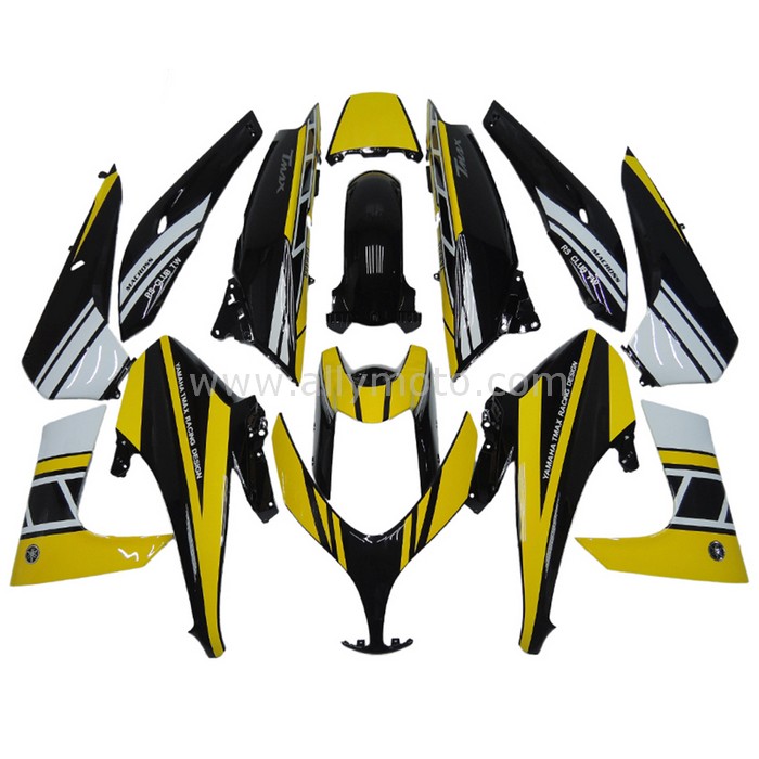 0478 Fairing Yamaha TMAX T-MAX 500 08 09 10 11 Yellow Black White Kit 0478 Fairing Yamaha TMAX T-MAX 500 08 09 10 11 Yellow Black White Kit